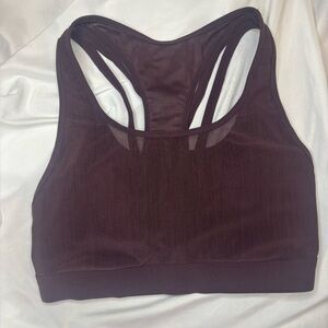Women's Dark Purple Sports Bra no size tag guessing small or medium